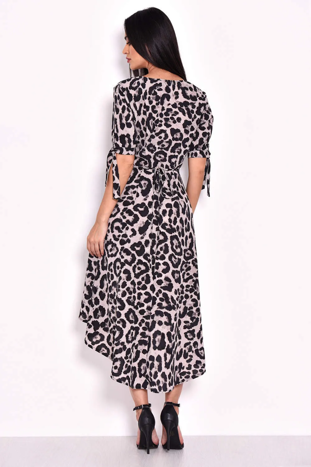 Animal Print Tie Detail Dress sold by AX Paris product image thumbnail 3