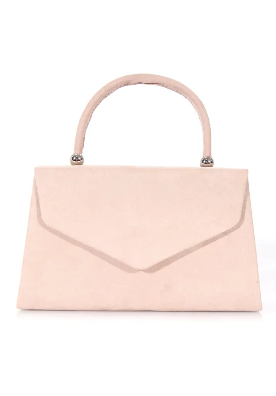 Nude Box Bag with Structured Strap sold by AX Paris