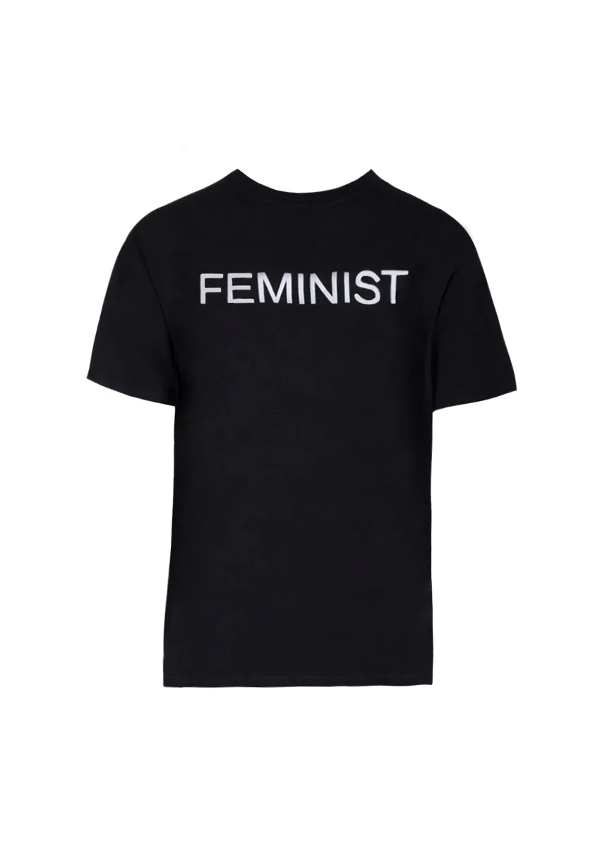 Black Feminist Slogan T-Shirt sold by AX Paris product image thumbnail 3