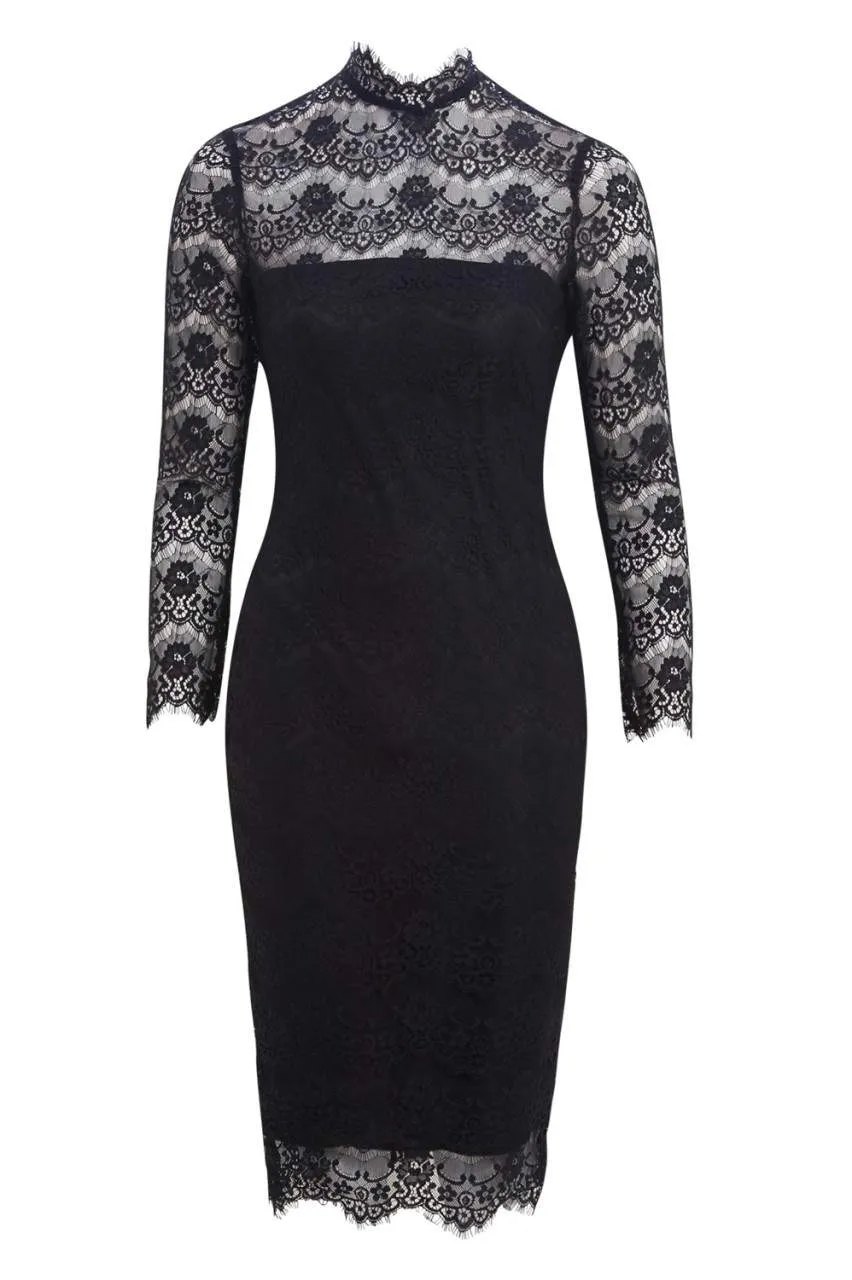 Lace Long Sleeve Bodycon sold by AX Paris product image thumbnail 5