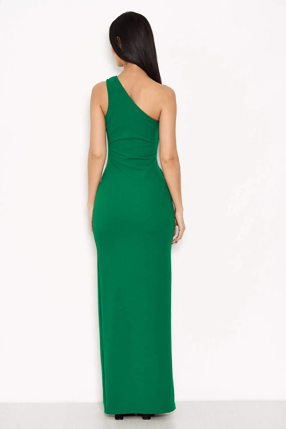 Green Asymmetric Thigh Split Maxi Dress sold by AX Paris product image thumbnail 3