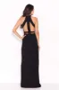 Black Sequin Panel Detailing Maxi Dress With Thigh Split sold by AX Paris