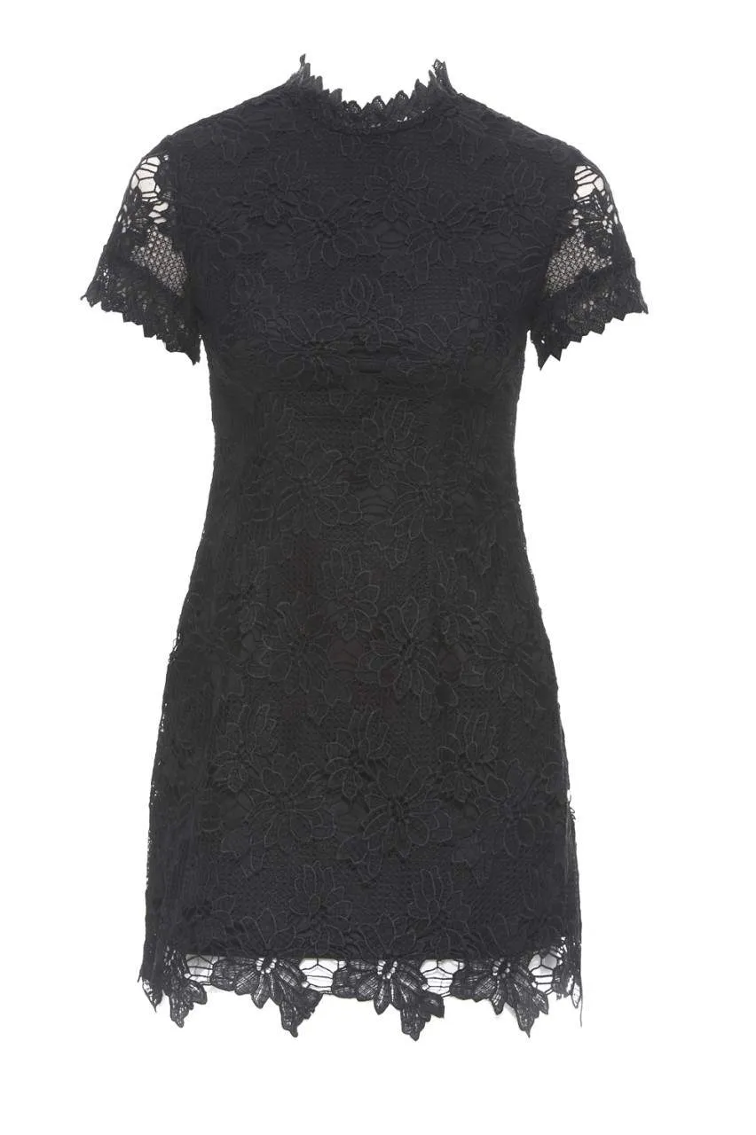 High Necked Lace Dress sold by AX Paris product image thumbnail 5