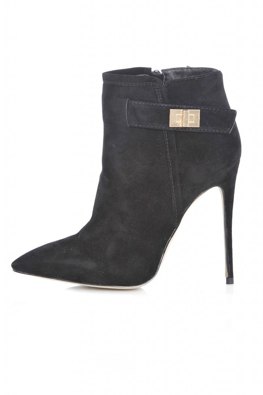 Buckle Ankle Pointy Heeled Boot sold by AX Paris product image thumbnail 2