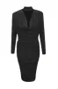 Black Midi Dress with Cut-Out Choker sold by AX Paris