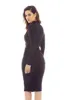 Black Midi Dress with Cut-Out Choker sold by AX Paris