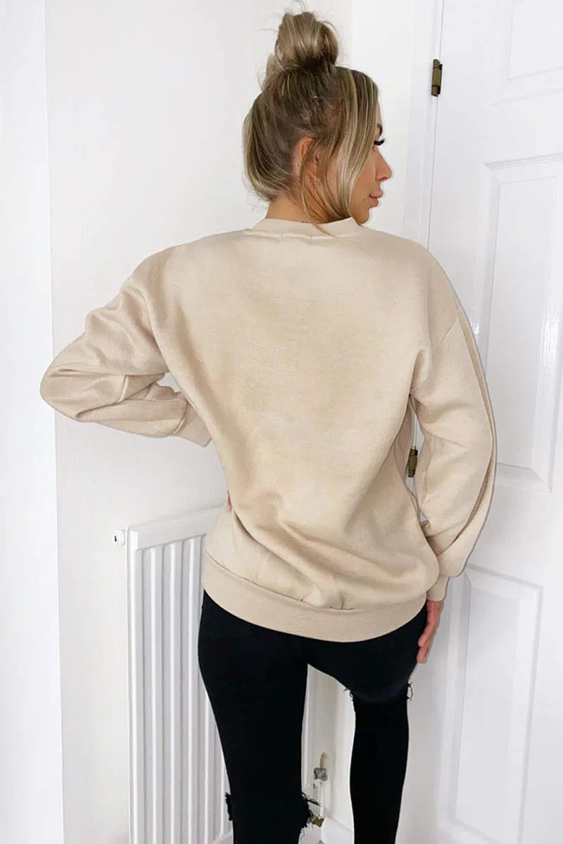Stone Day Off Sweatshirt sold by AX Paris product image thumbnail 4