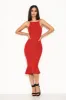 Red Bodycon Midi Dress sold by AX Paris