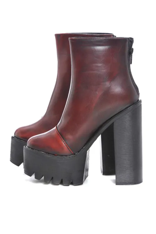 Chunky Platform Contrast Boots sold by AX Paris