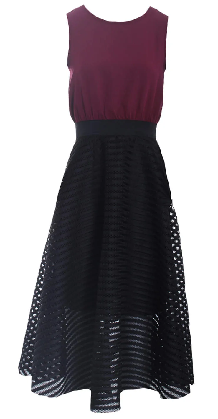 Black 2 in 1 Skater Dress sold by AX Paris product image thumbnail 4