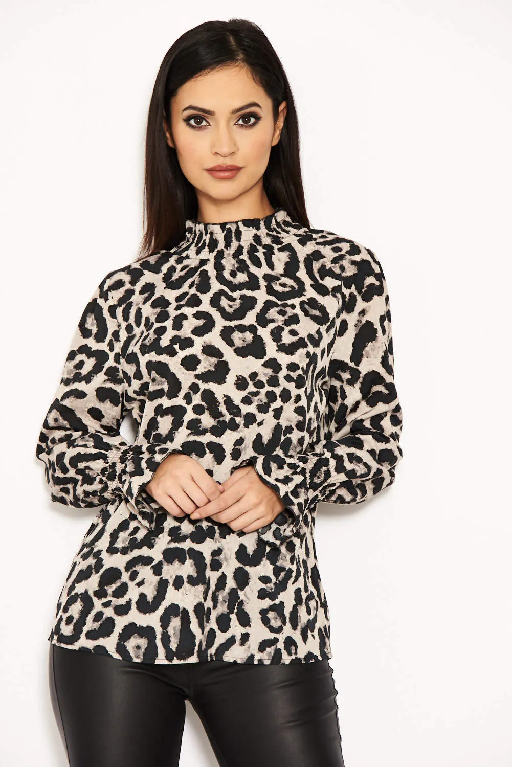 Animal Print Long Sleeved Top sold by AX Paris product image thumbnail 4