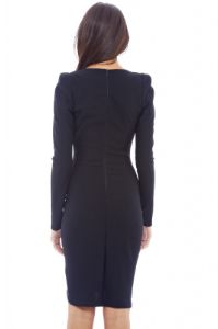 Wrap Front Long Sleeved Dress sold by AX Paris