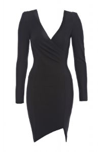 Wrap Front Long Sleeved Dress sold by AX Paris
