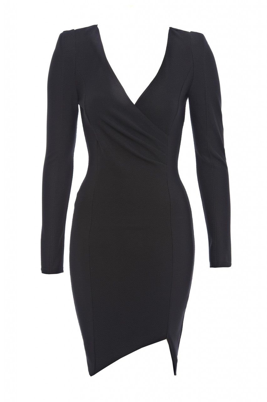 Wrap Front Long Sleeved Dress sold by AX Paris product image thumbnail 5