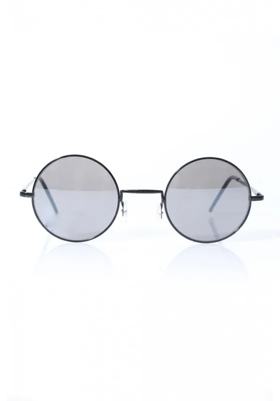 Retro Black Circle Sunglasses sold by AX Paris