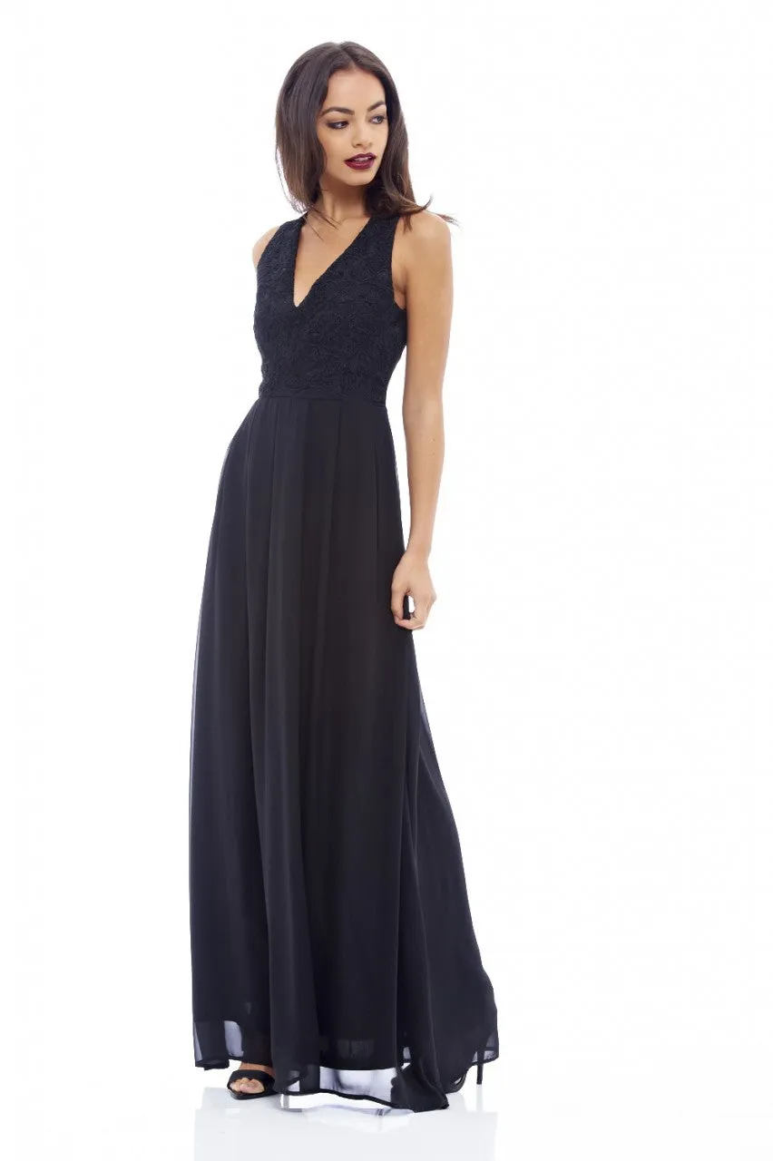 Lace Top Maxi Dress sold by AX Paris