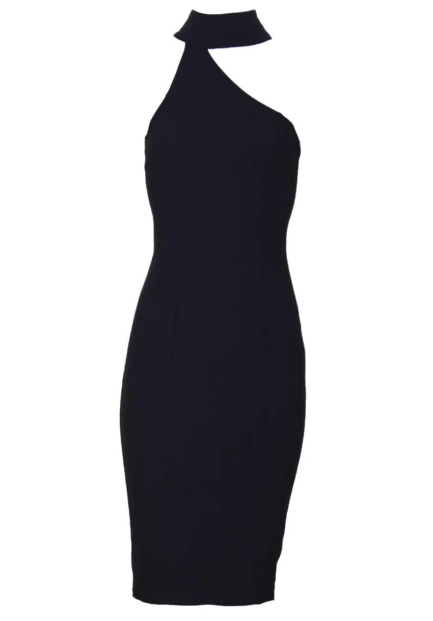 Black One Shoulder Midi Dress sold by AX Paris product image thumbnail 4