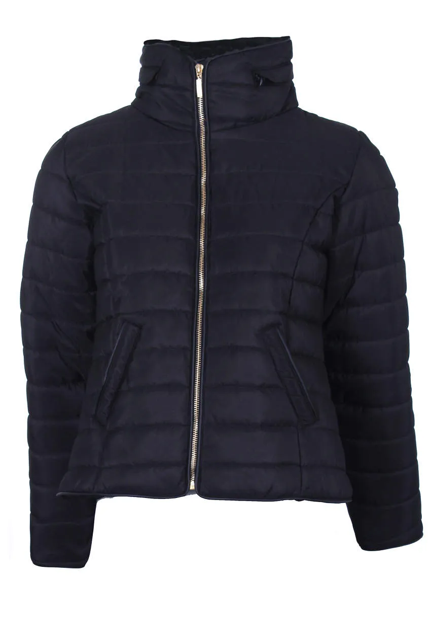 Black Puffer Jacket sold by AX Paris product image thumbnail 4