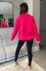 Cerise Oversized Sweatshirt sold by AX Paris