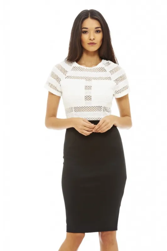 Mesh Top 2 In 1 Dress sold by AX Paris