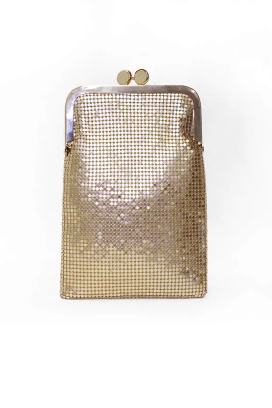 Gold Chain Clutch Bag sold by AX Paris