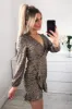 Multi Animal Print Wrap Dress sold by AX Paris