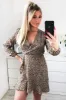 Multi Animal Print Wrap Dress sold by AX Paris