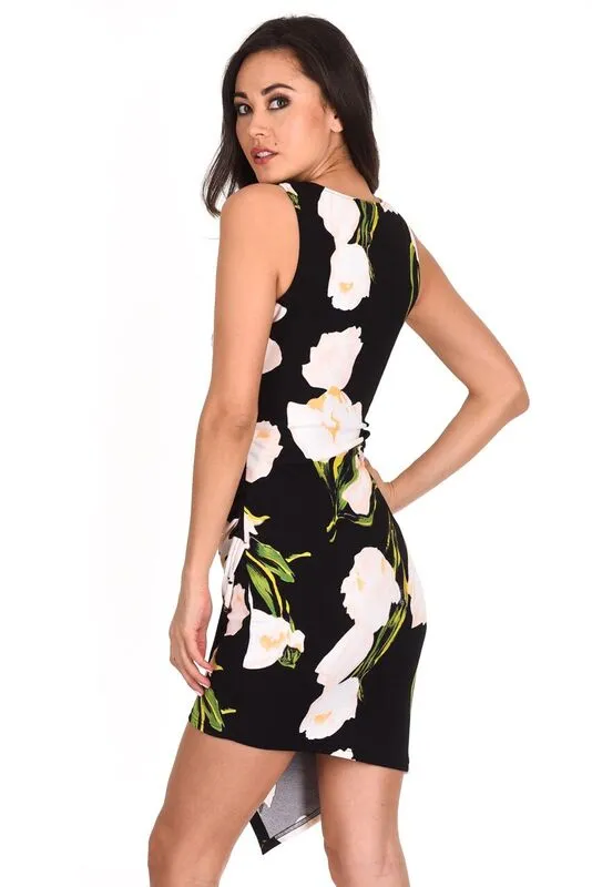 Black Floral Midi Dress sold by AX Paris product image thumbnail 3
