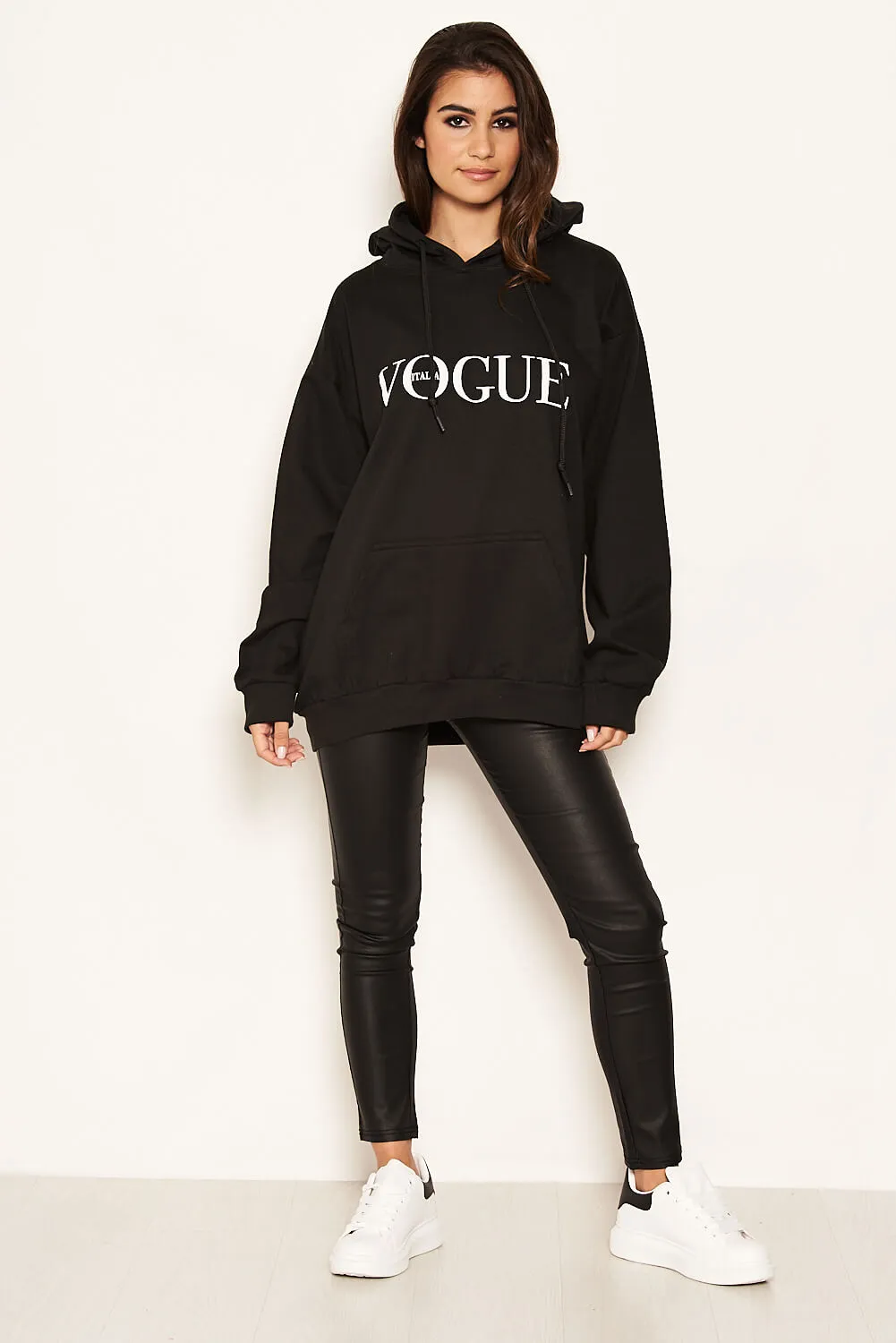 Black Printed Hoody sold by AX Paris product image thumbnail 2