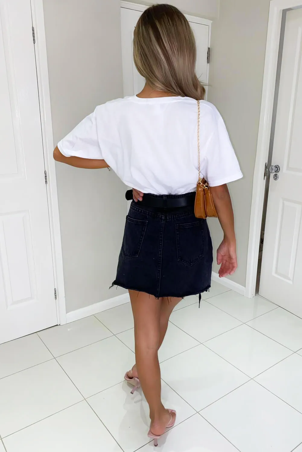 White Green Lips T-Shirt sold by AX Paris product image thumbnail 4