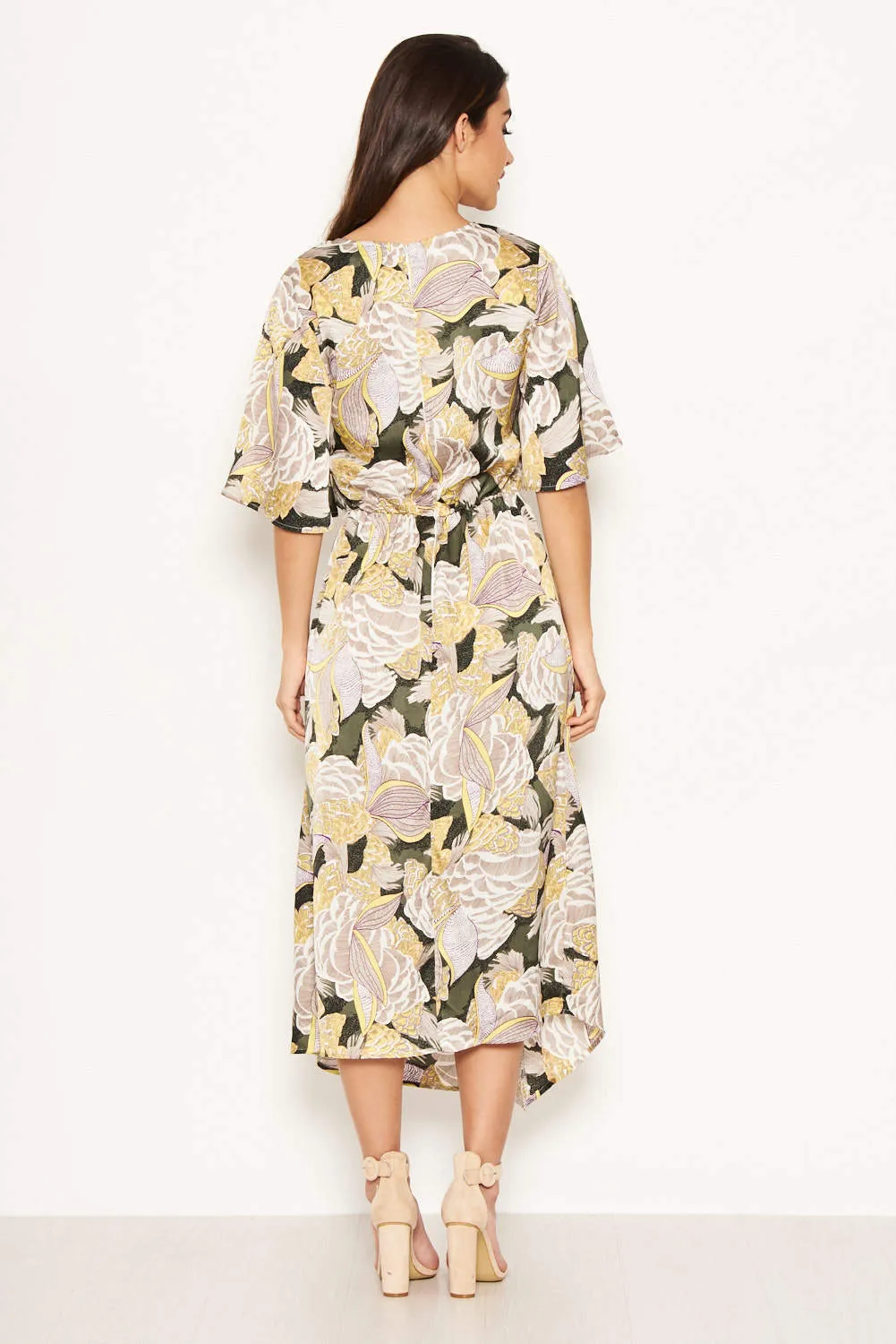 Green Printed Split Maxi Dress sold by AX Paris product image thumbnail 4