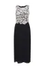 Nude Maxi Crochet Dress with Lace Overlay sold by AX Paris
