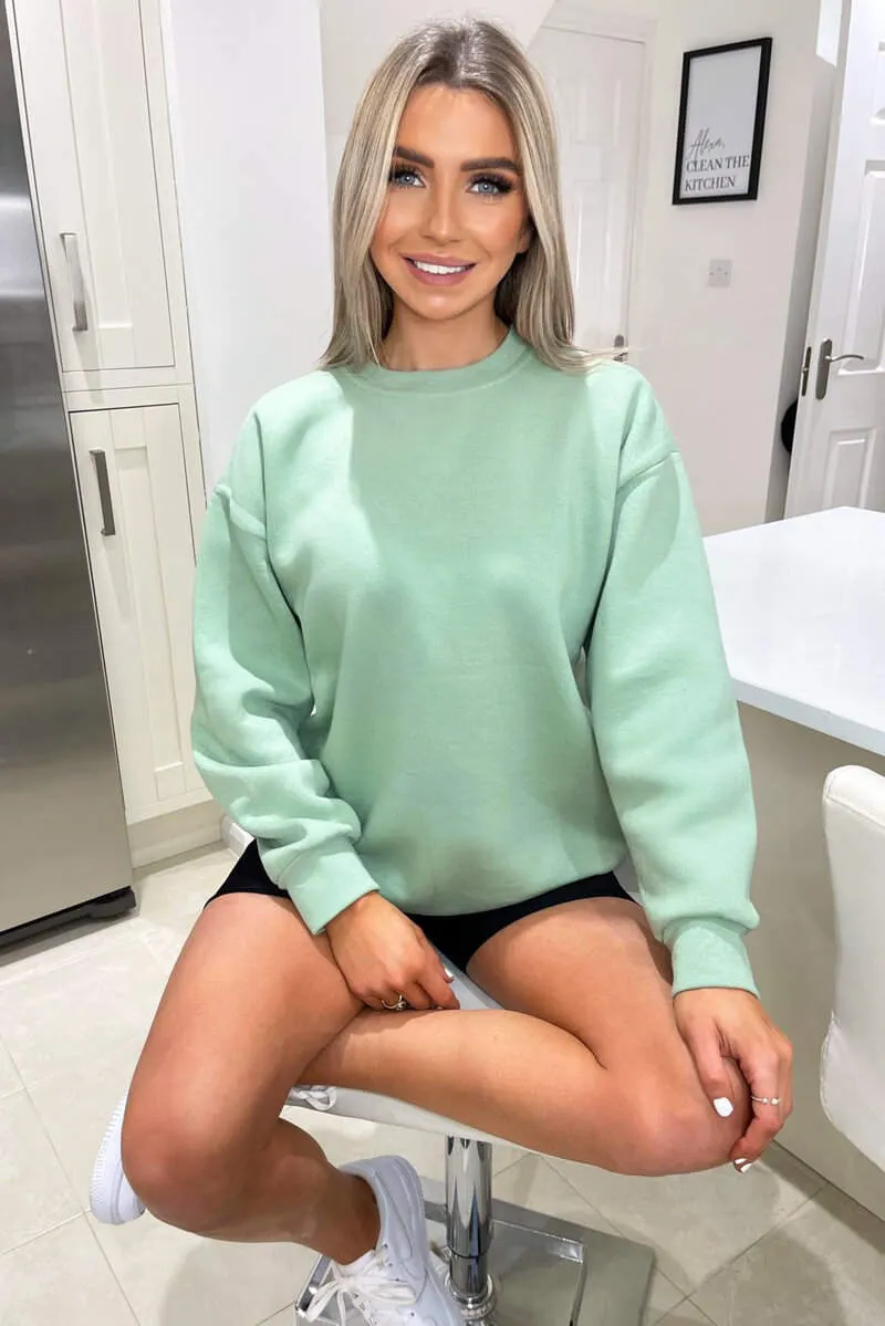 Sage Oversized Sweatshirt sold by AX Paris product image thumbnail 2