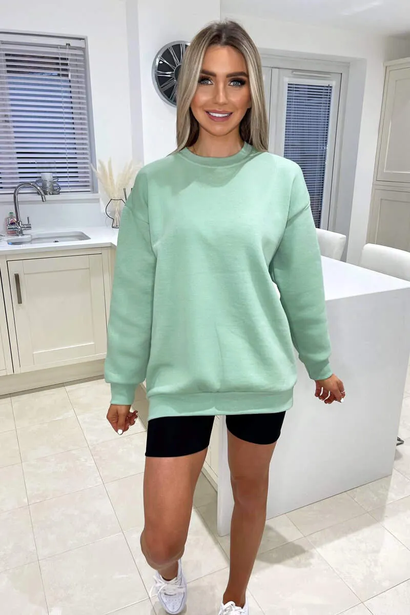 Sage Oversized Sweatshirt sold by AX Paris product image thumbnail 3