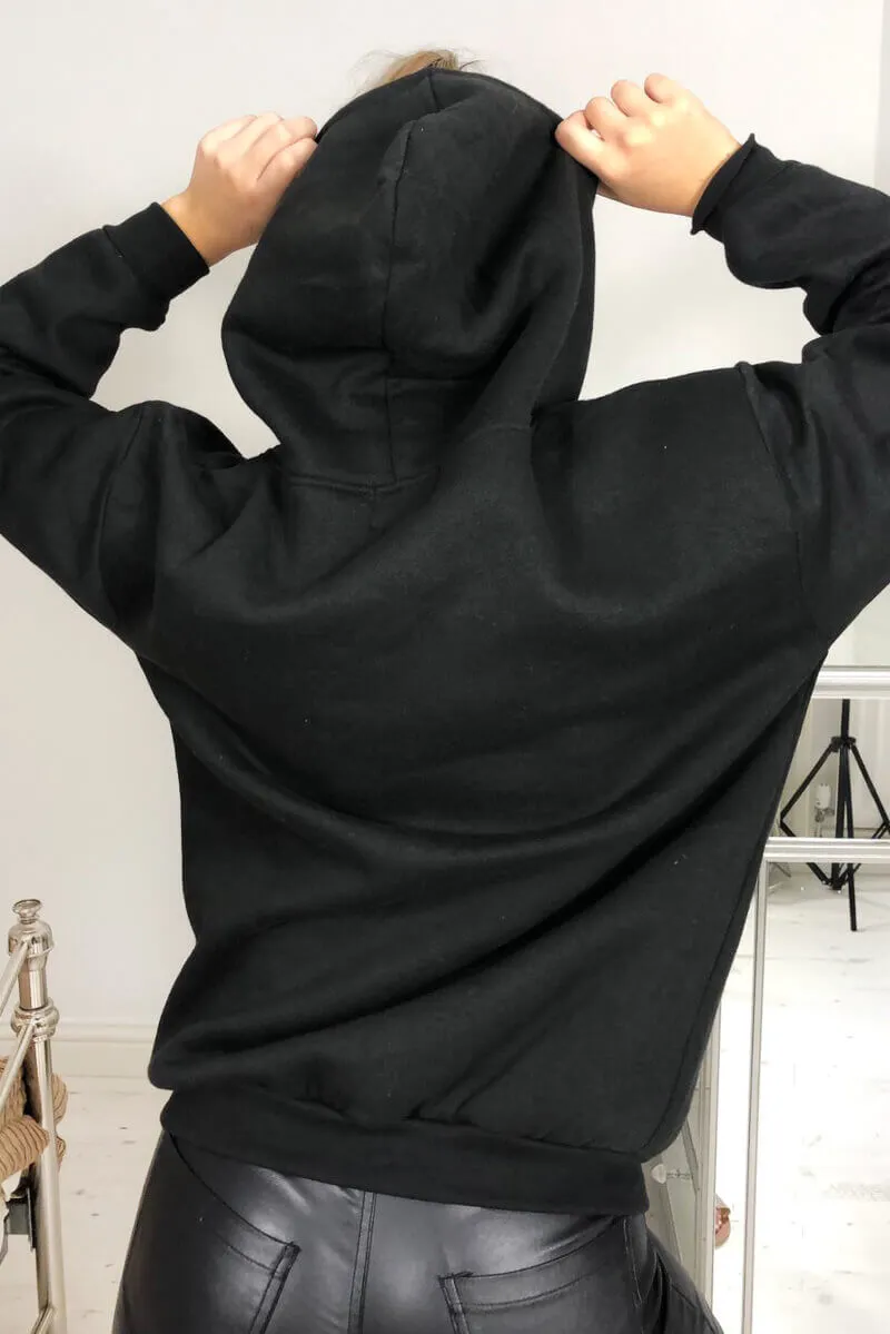 Black Love Hoodie sold by AX Paris product image thumbnail 3