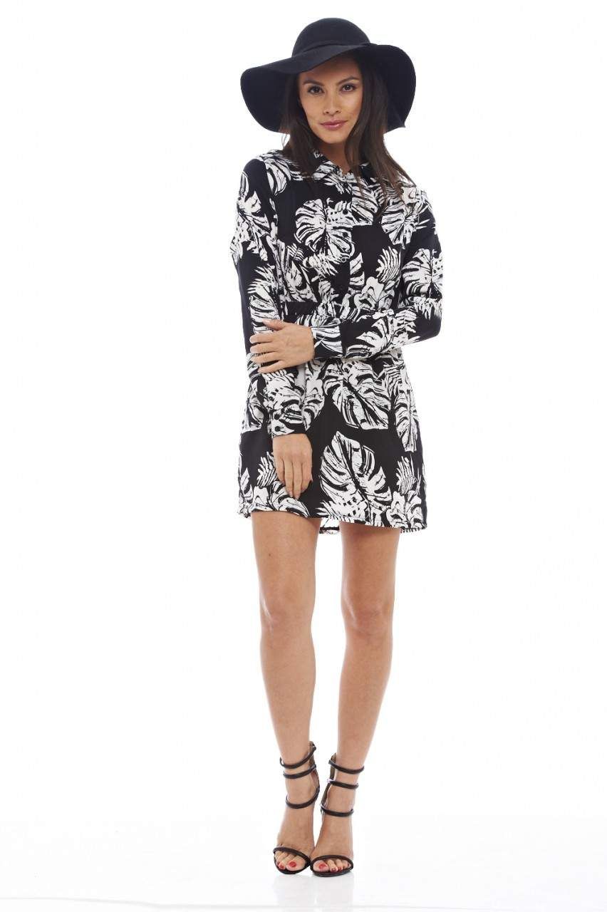 Palm Print Dress sold by AX Paris product image thumbnail 2