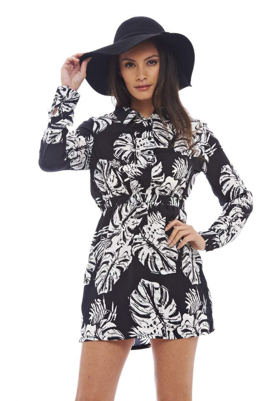 Palm Print Dress sold by AX Paris product image thumbnail 3