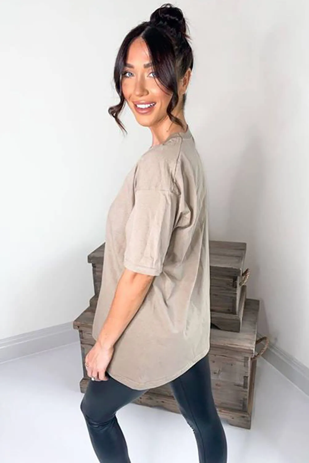 Stone Nothing To Wear T Shirt sold by AX Paris product image thumbnail 4