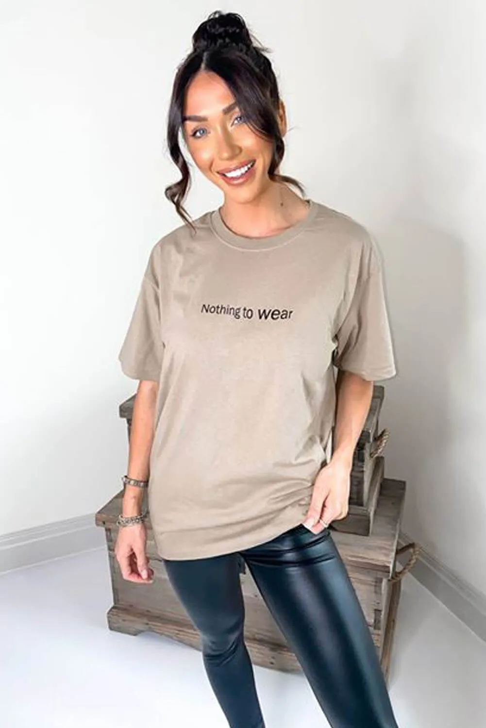 Stone Nothing To Wear T Shirt sold by AX Paris product image thumbnail 2