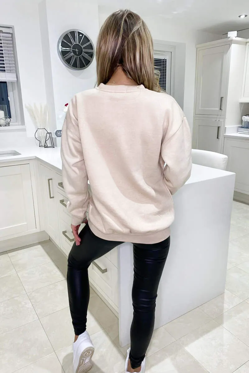 Stone Liberte Printed Sweatshirt sold by AX Paris product image thumbnail 4