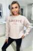 Stone Liberte Printed Sweatshirt sold by AX Paris