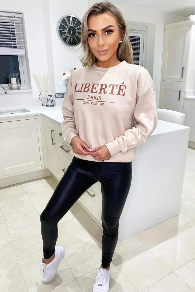 Stone Liberte Printed Sweatshirt sold by AX Paris product image thumbnail 2