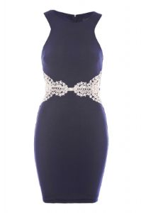 Lace detailed Mini Bodycon Dress sold by AX Paris