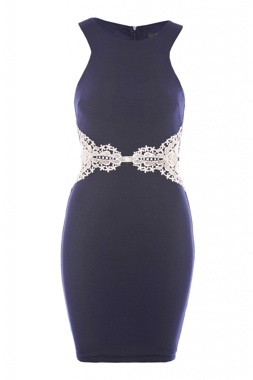 Lace detailed Mini Bodycon Dress sold by AX Paris product image thumbnail 5