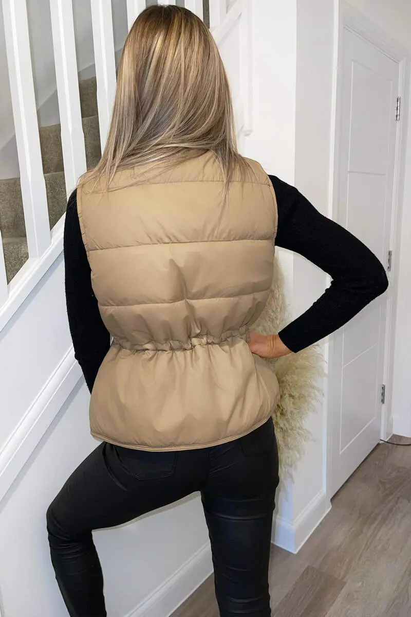 Stone Puffer Double Pocket Gilet sold by AX Paris product image thumbnail 5