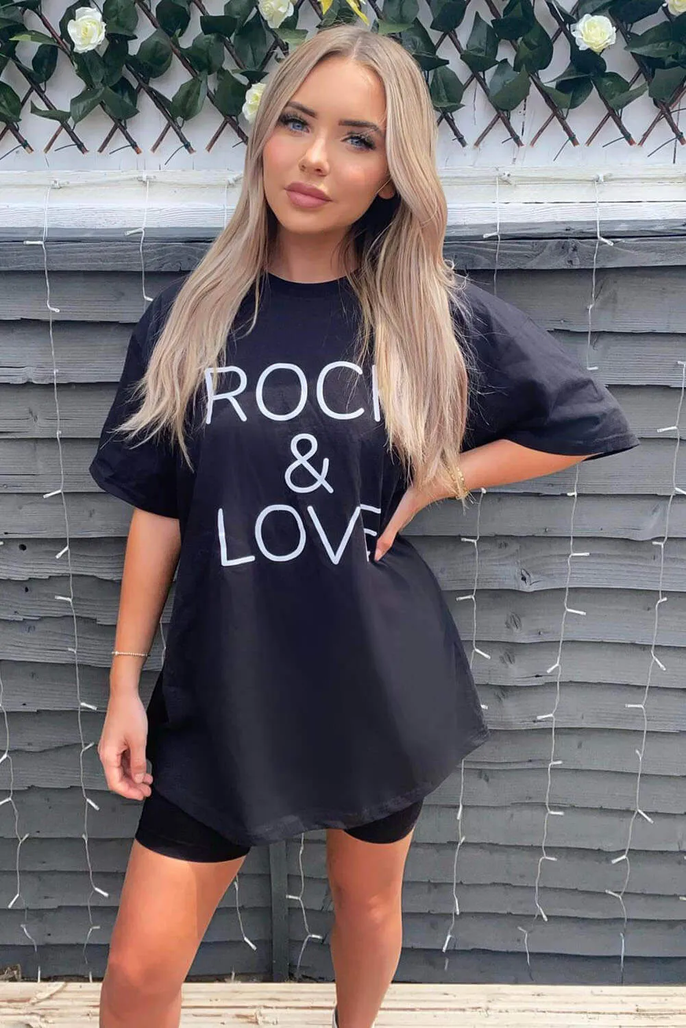Black Rock and Love T-Shirt sold by AX Paris