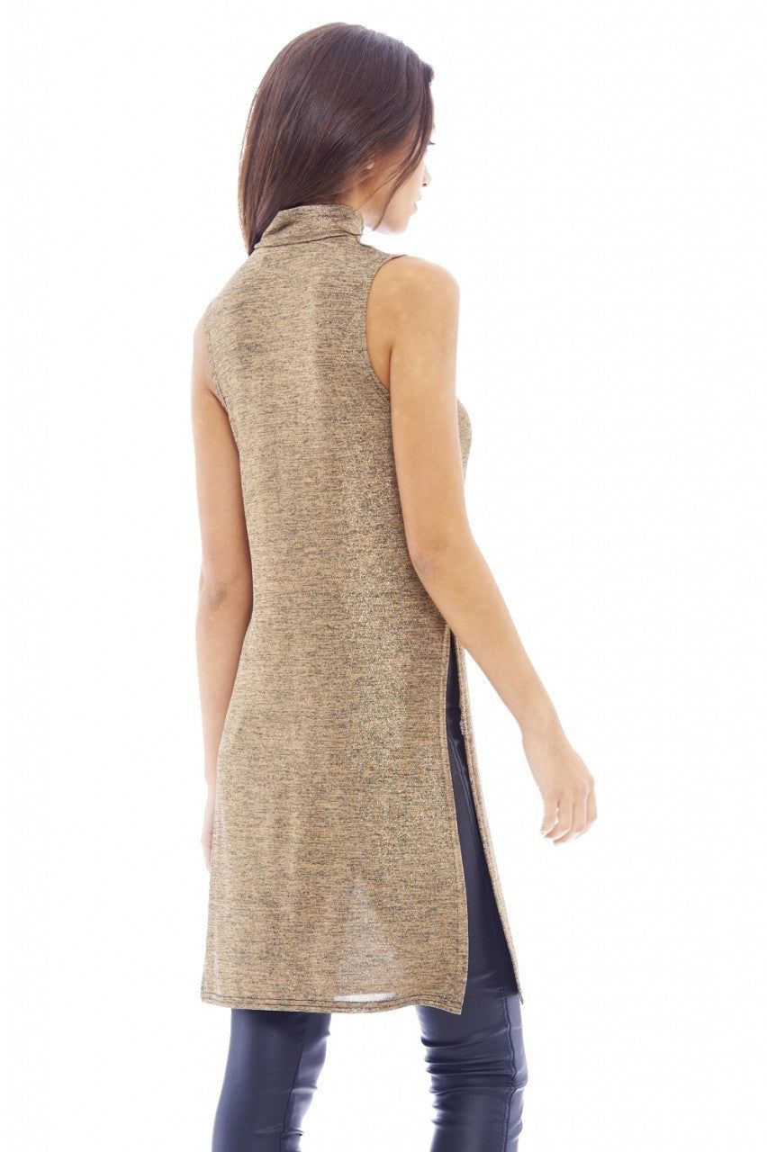 Glittery Side Split Top sold by AX Paris product image thumbnail 4