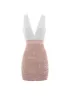 Cream Sequin Mini Dress sold by AX Paris