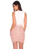 Cream Sequin Mini Dress sold by AX Paris