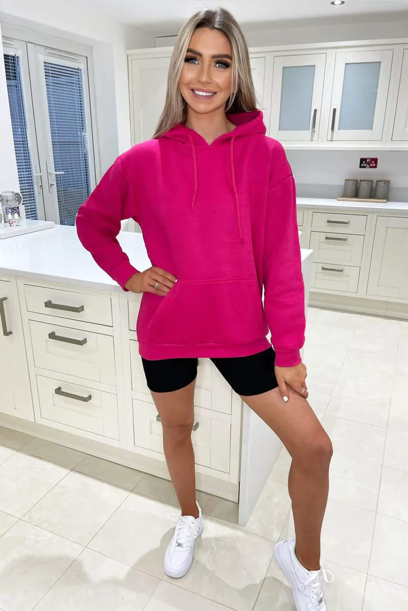 Cerise Oversized Hoodie sold by AX Paris product image thumbnail 3